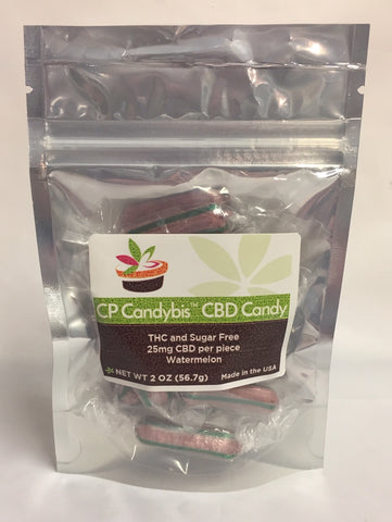 Sugar Free Hard Candies, Watermelon Flavored 25mg