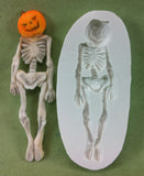 Skeleton with Pumpkin Head